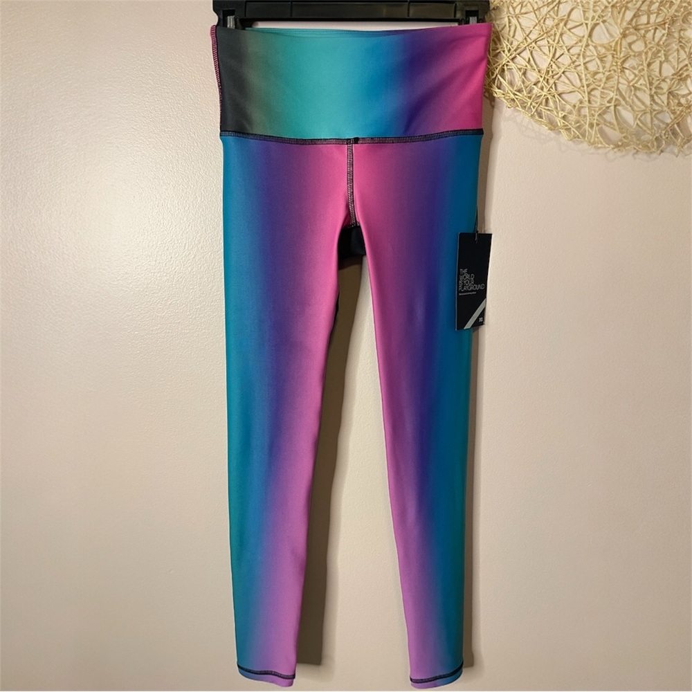 NWT Playground High Waist Harmony Leggings (Black Gradient) - XS